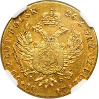 Poland. 50 Zlotych, 1817-IB. NGC EF45 - 2