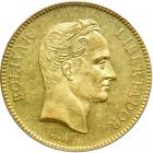 Venezuela. 100 Bolivares, 1886. PCGS AU58