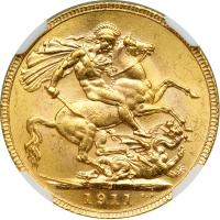 Canada. Sovereign, 1911-C. NGC MS64 - 2