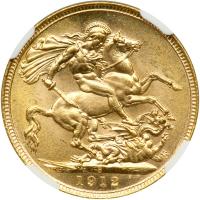 Australia. Sovereign, 1912-S. NGC MS64 - 2