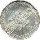 Germany. 5 Mark, 1952-D. NGC MS63