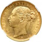 Australia. Sovereign, 1886-M. NGC MS62