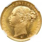 Australia. Sovereign, 1887-M. NGC MS64