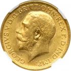 British India. Sovereign, 1918-I. NGC MS63
