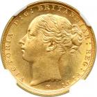 Australia. Sovereign, 1885-M. NGC MS64