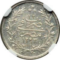 Egypt. Qirsh, AH1293/33H (1907). NGC PF65 - 2