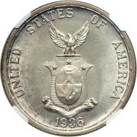 Philippines. Peso, 1936-M. NGC MS65 - 2