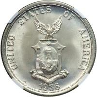 Philippines. Peso, 1936-M. NGC MS65 - 2