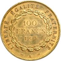 France. 100 Francs, 1900-A. EF - 2