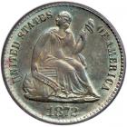 1872 Liberty Seated Half Dime. PCGS MS64