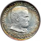 1922 Grant Half Dollar, With Star. PCGS MS64