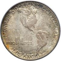 1923-S Monroe Doctrine Half Dollar. PCGS MS65 - 2