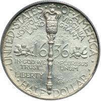 1936 Norfolk Half Dollar. PCGS MS67 - 2