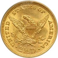 1905 $2.50 Liberty. PCGS MS64 - 2