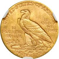 1915 $2.50 Indian. NGC MS63 - 2