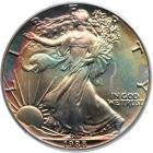 1988 $1 Silver Eagle. PCGS MS67