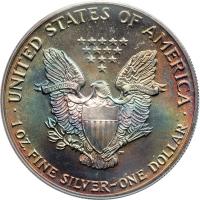 1988 $1 Silver Eagle. PCGS MS67 - 2