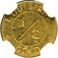 1904 MO H-61-330 Louisiana Purchase Expo Gold Half Dollar. NGC MS64 - 2