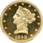 1898 $10 Liberty. NGC PF65