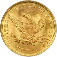 1861 $10 Liberty. PCGS MS64 - 2