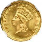 1881 $1 Gold Indian. NGC MS69
