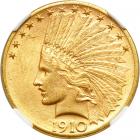 1910-D $10 Indian. NGC MS61