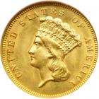 1878 $3 Gold. PCI MS64