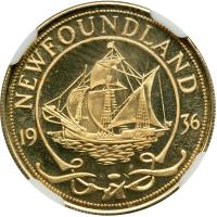 Newfoundland. Sovereign, 1936. NGC PF65 - 2