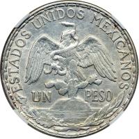 Mexico. Peso, 1914. NGC EF - 2