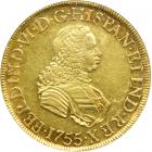 Peru. 8 Escudos, 1755-JM (Lima). NGC AU53