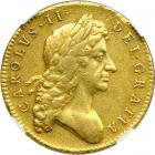 Great Britain. 5 Guineas, 1682. NGC VF35