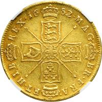 Great Britain. 5 Guineas, 1682. NGC VF35 - 2