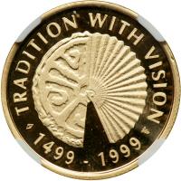 Netherlands Colonies - Aruba. 100 Florin, 1999. NGC PF69 - 2