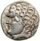 Celtic Coinage, Danube Area, Second - First Centuries BC. AR Tetradrachm (12.49 g), variant of the Kroisbach type. EF