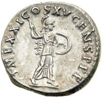Domitian, AD 81-96. AR Denarius minted at Rome, September AD 90-September 91. EF - 2