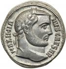 Galerius, AD 305-311. AR Argenteus minted at Antioch, c. AD 296 while Caesar. EF
