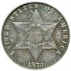 1873 Silver Three Cents. PCGS PF66