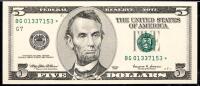 Tied for Finest Known $5 1999 BG-*