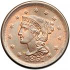 1851 N-6 R1 Repunched 1s MS65.