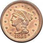 1854 N-5 R4- Repunched 18 MS64.