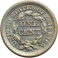 1854 N-9 R2 Dartboard Obverse MS62+. - 2