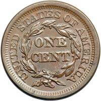 1854 N-14 R2- Repunched 4 MS60. - 2