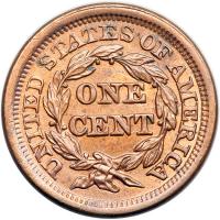 1854 N-21 R2 Repunched 185 MS60. - 2