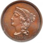 1854 Pattern Cent. Copper, plain edge. PCGS PF65