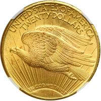 1924 $20 St. Gaudens. NGC MS63 - 2