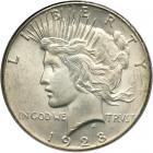 1928 Peace Dollar. PCGS MS63