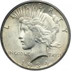 1934-S Peace Dollar. PCGS MS62