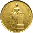 Costa Rica. &frac12; Onza, 1850-JB. NGC AU55