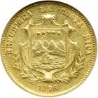 Costa Rica. 2 Pesos, 1876-GW. NGC EF45