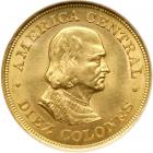 Costa Rica. 10 Colones, 1900. NGC MS64